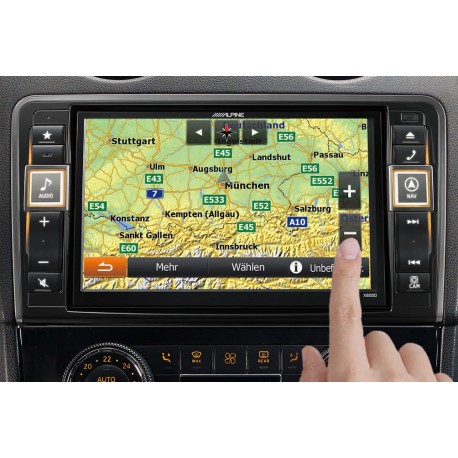 Alpine X800D-ML Système GPS Multimédia pour Mercedes ML