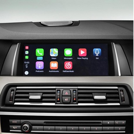 Interface Apple Carplay Android auto BMW NBT